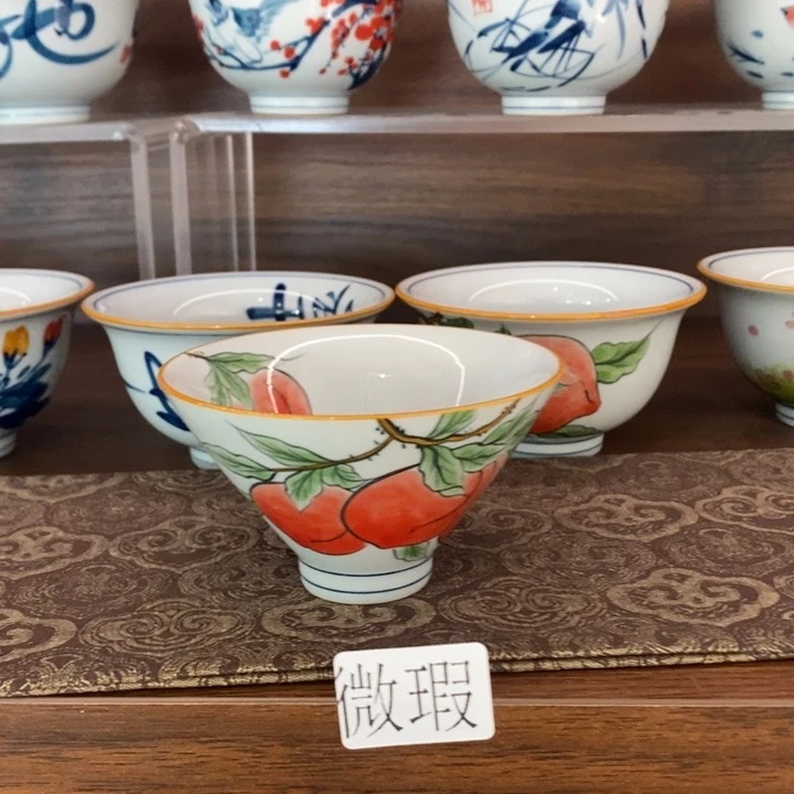 釉下老陶泥手工绘制