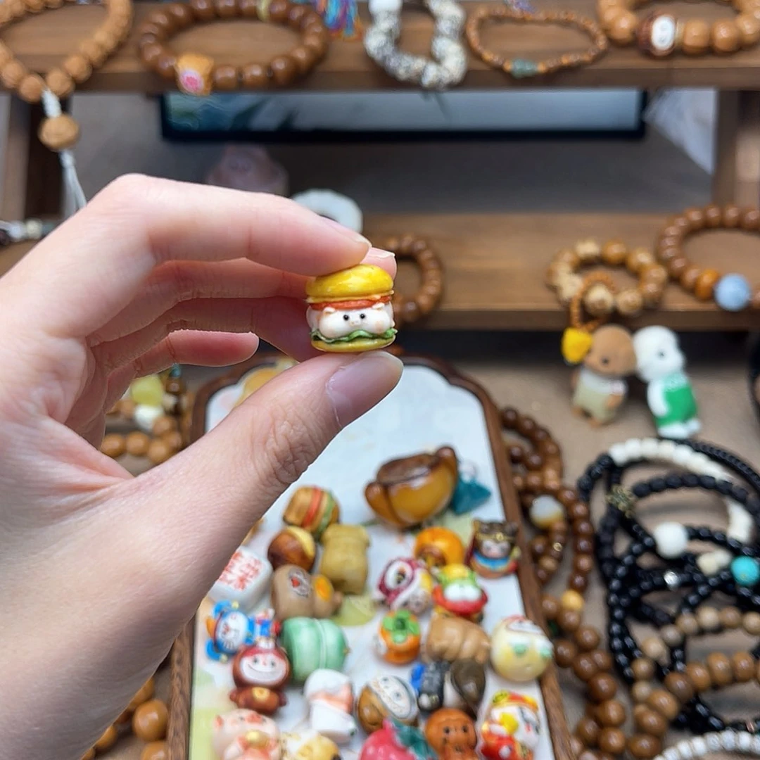 猴头核桃手串?*紫配件配件