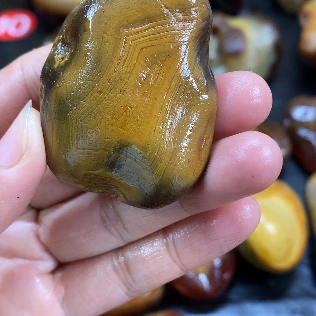 玛瑙/玉髓未镶嵌手把件