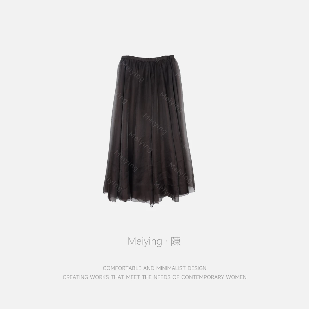 Meiying-“午夜精灵”美感网纱迷倒万千佳丽的半身裙YA5QS041
