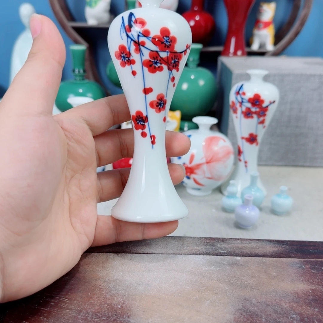 陶瓷手工小花器摆件