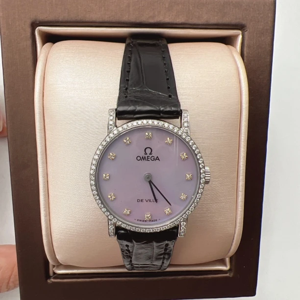 95新 Omega/欧米茄 欧米茄10123手动后钻赠送表带赠送手链