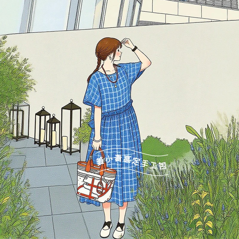 姜小青私定Steeple【25小花园】升级版手工手提女包【060】