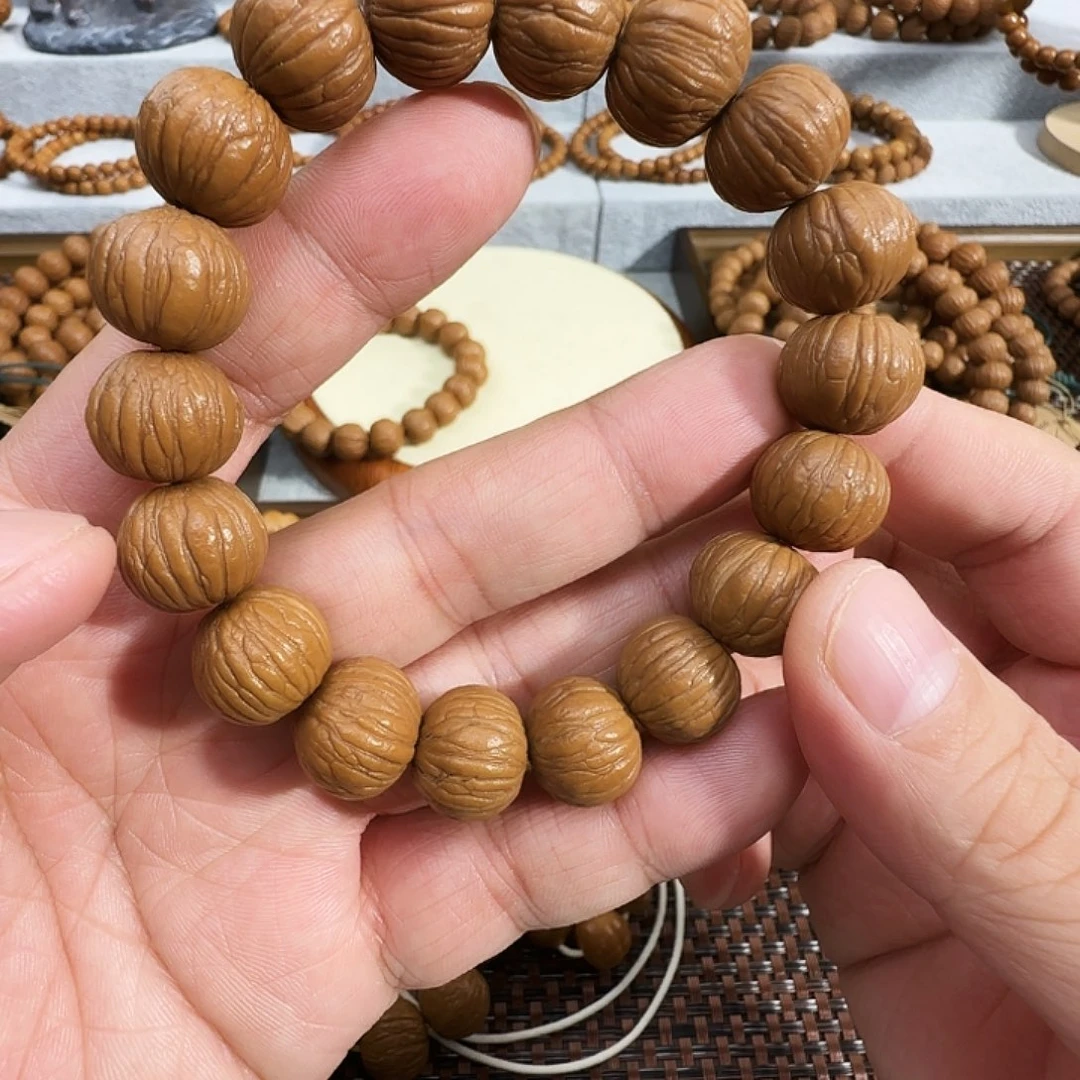 猴头核桃手串原皮原色猴头手串土豪打底