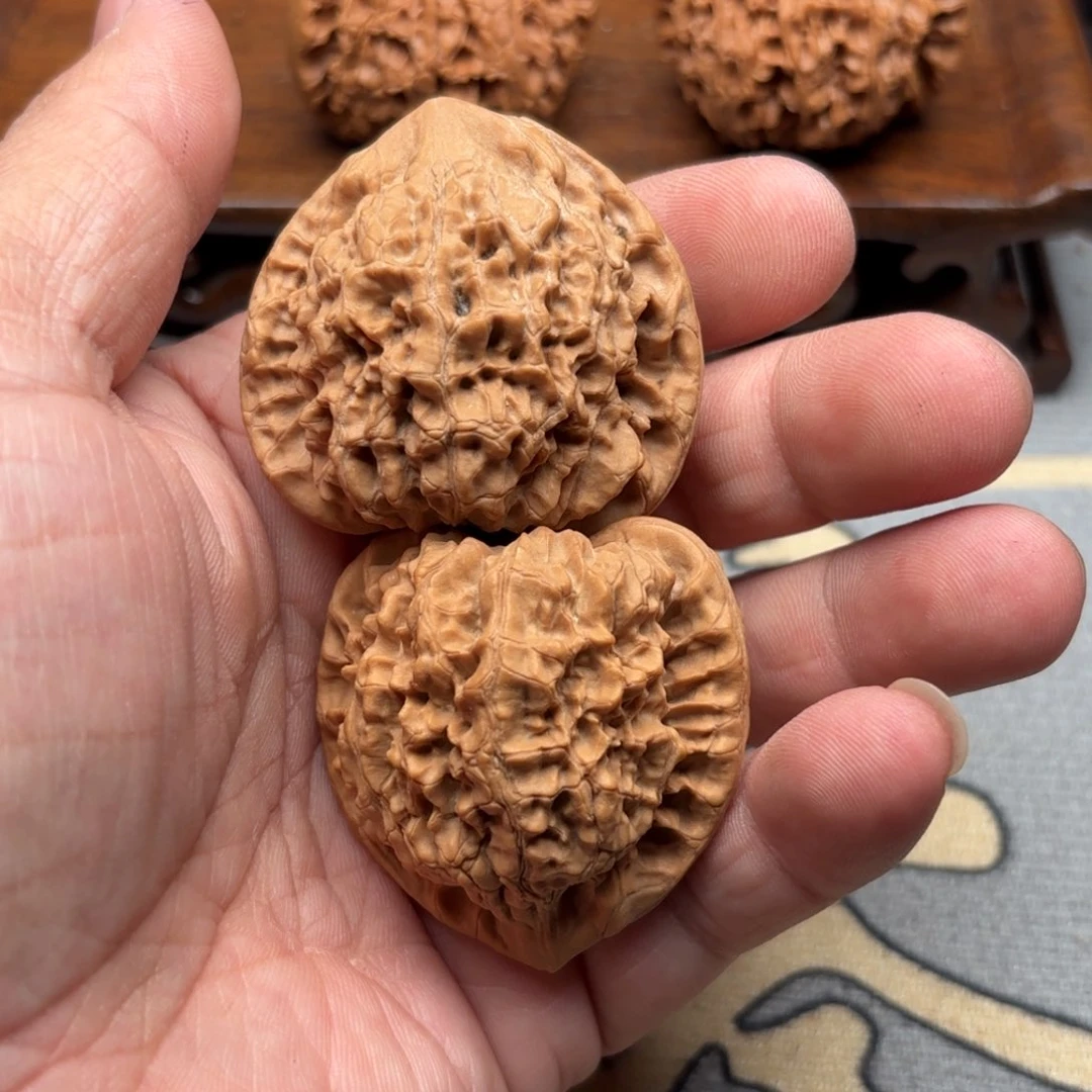 文玩核桃把件仨*丨核欢