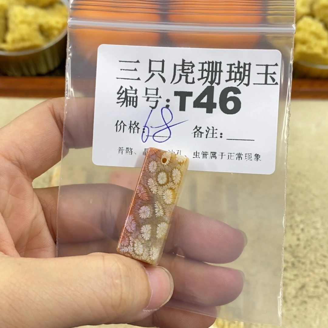 硅化珊瑚（珊瑚玉）1未镶嵌智***膜