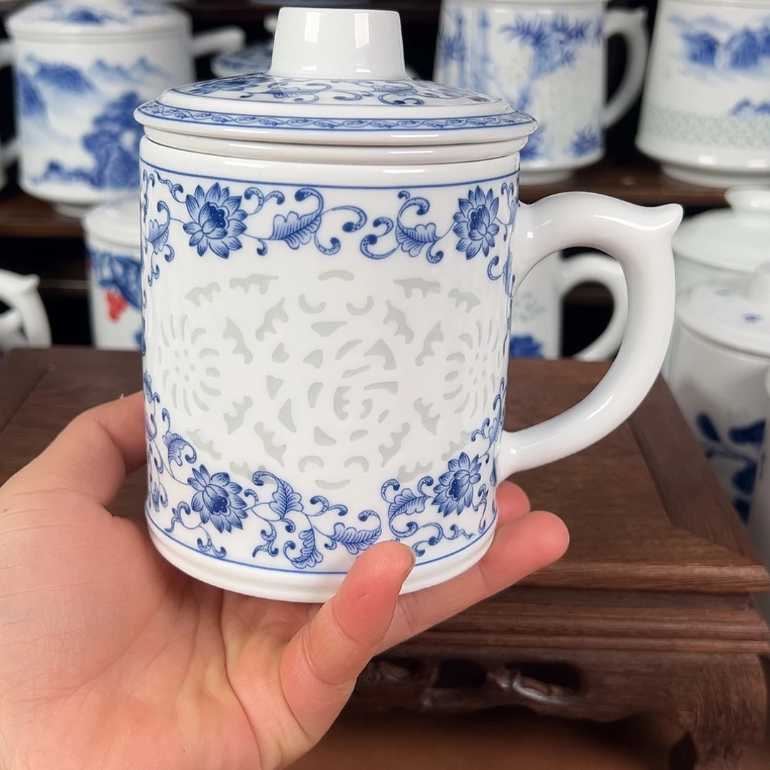 景德镇高温陶瓷办公杯