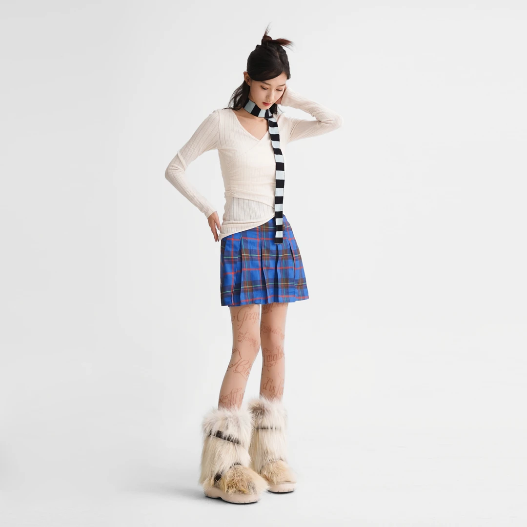 毛毛皮毛一体厚底雪地靴时尚个性冬季潮流百搭保暖加绒防滑加厚