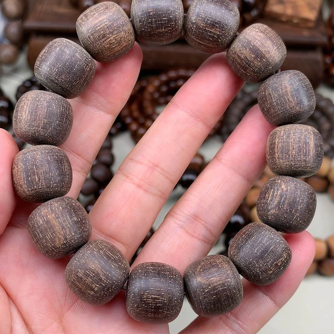 【闪购商品】贡木其他巴贡黑油（暗）金丝麻丝15*16