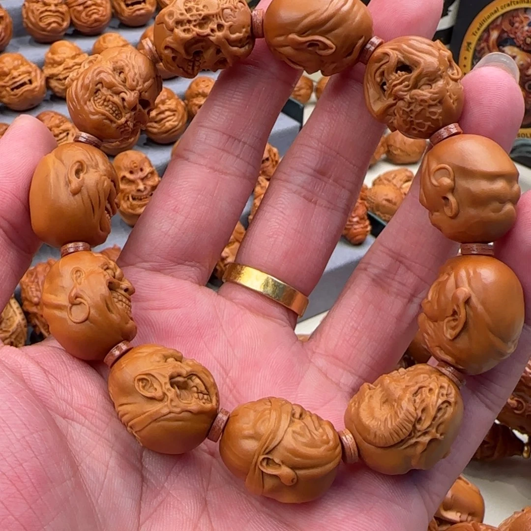 米***爸橄榄核手串佛爷手串