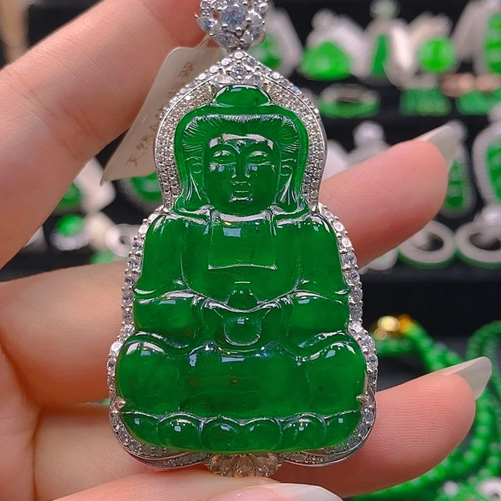 翡翠未镶嵌颈饰24569988
