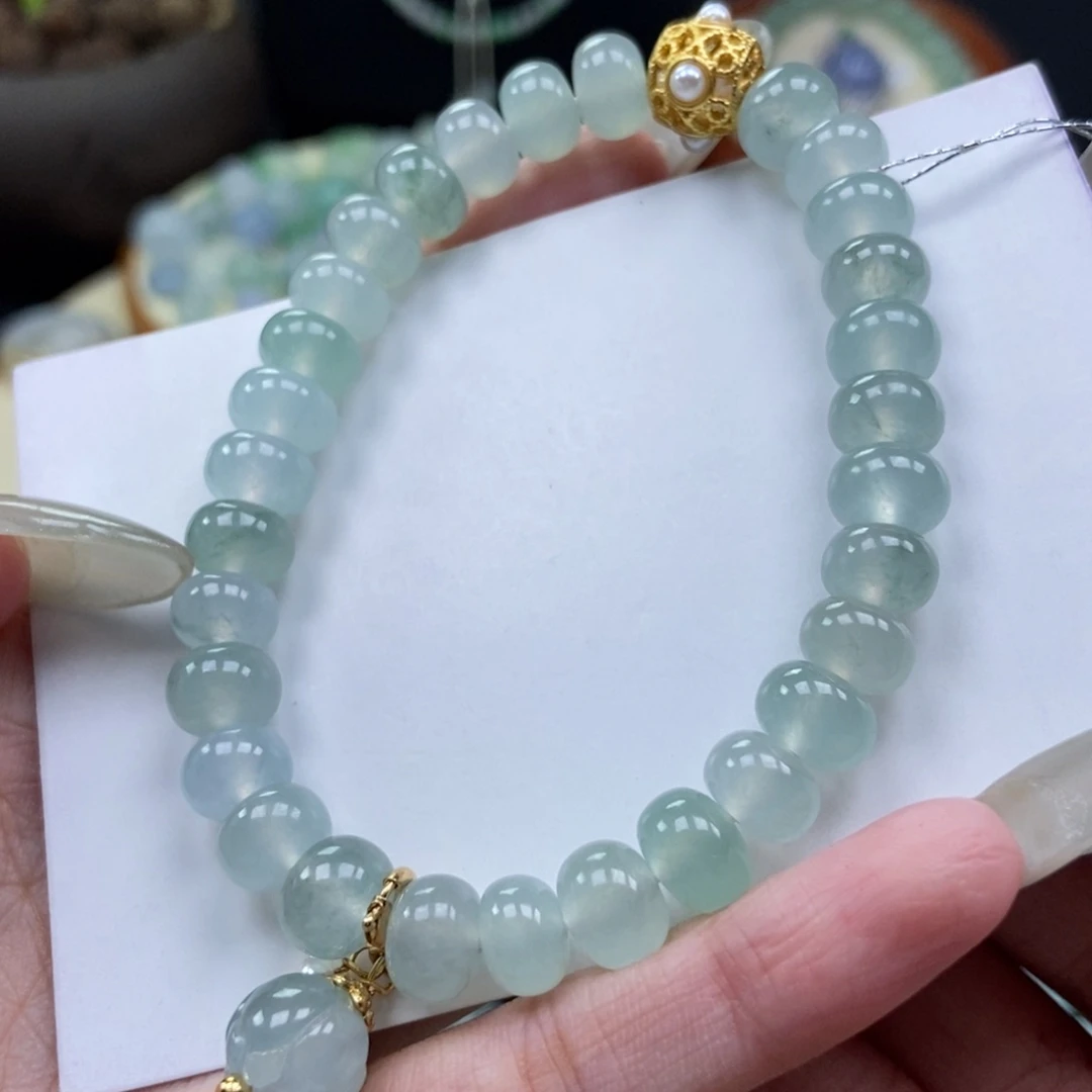 未镶嵌挂件翡翠珠链