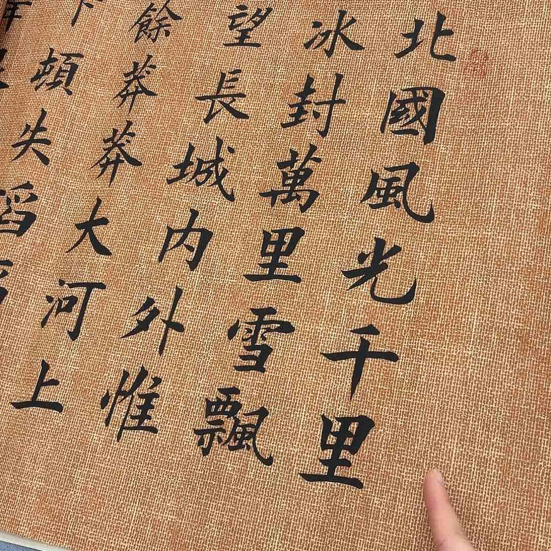 书法沁园春雪李淦……………………