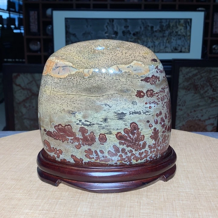 广西国画石摆件，观赏收藏