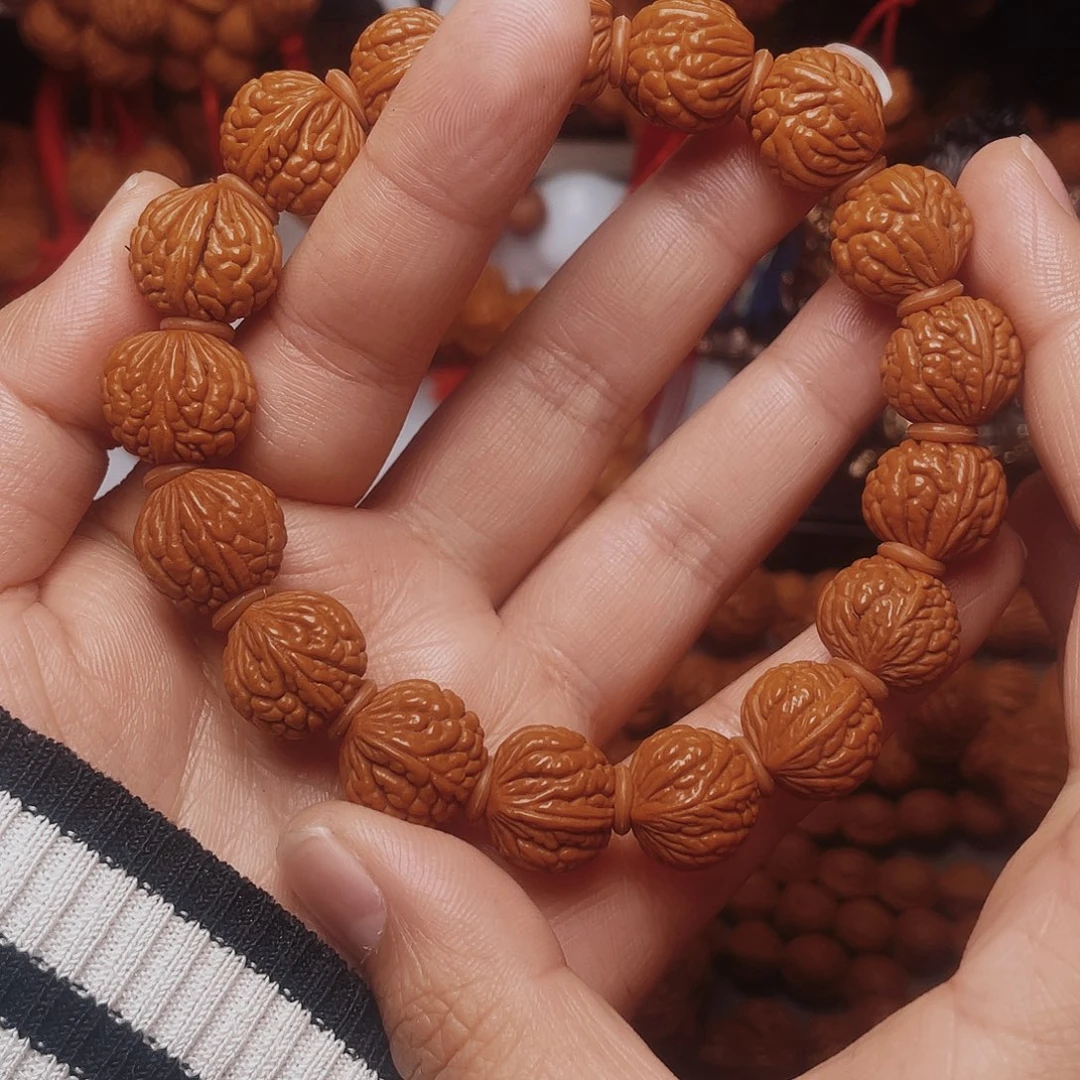 桃核手串龙纹桃枭