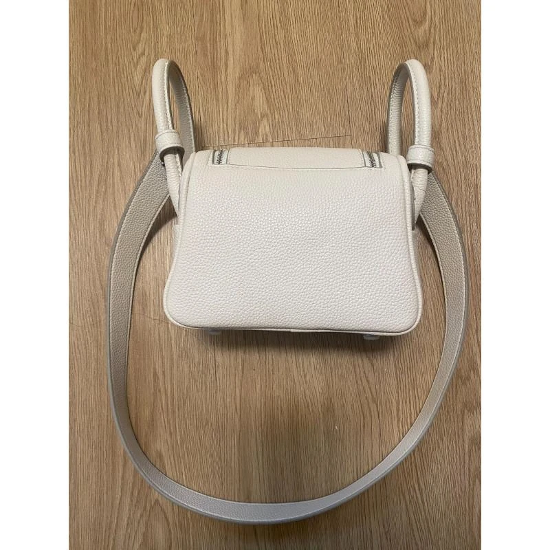 时尚潮流真皮新款女包小林斜跨包 0231 白色