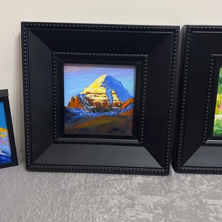 横款小幅作品家居挂画摆台