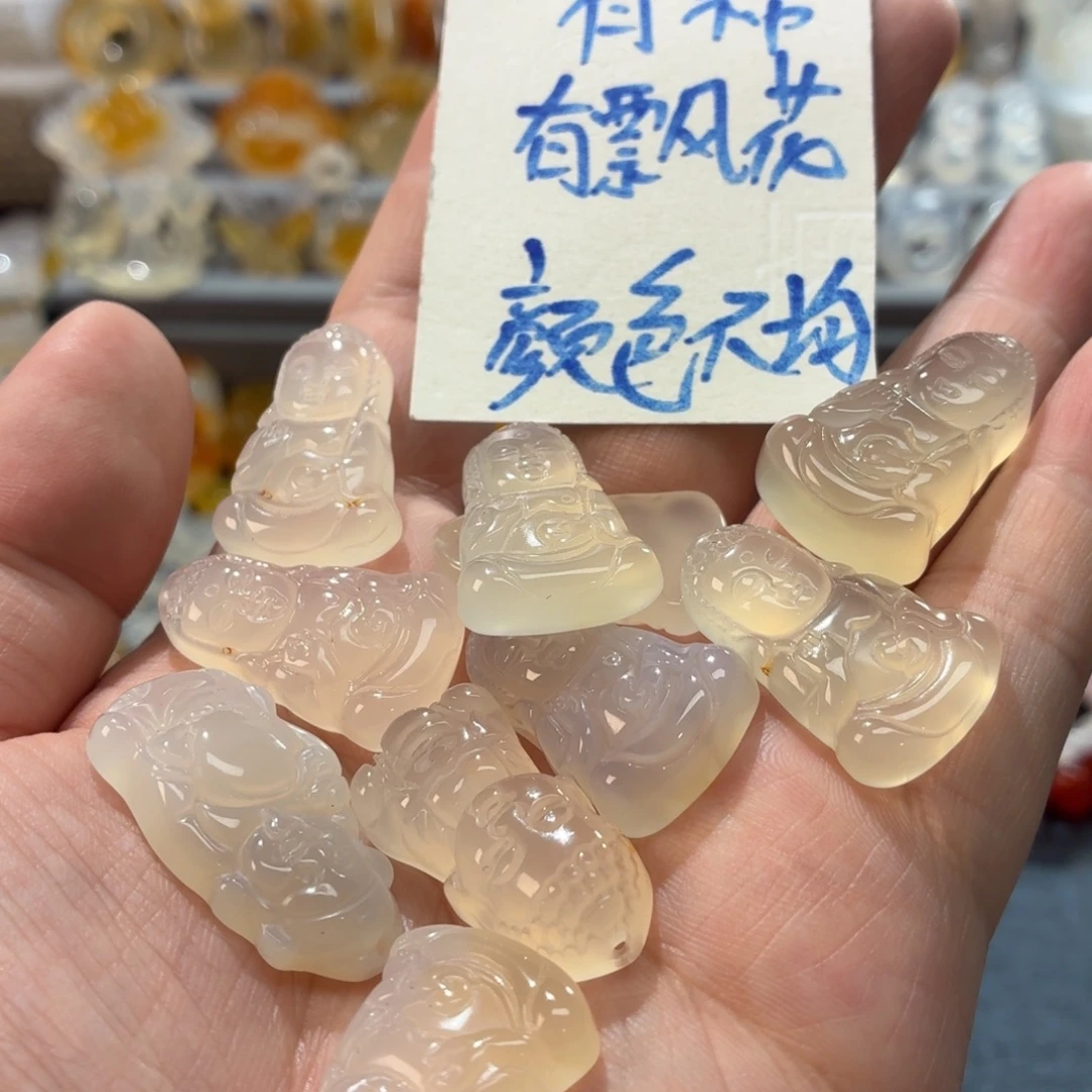 玛瑙/玉髓未镶嵌吊坠(不含链)