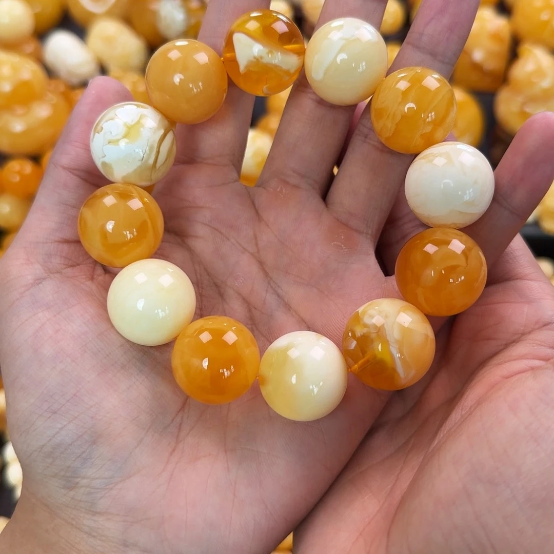 琥珀未镶嵌珠宝奇石21mm