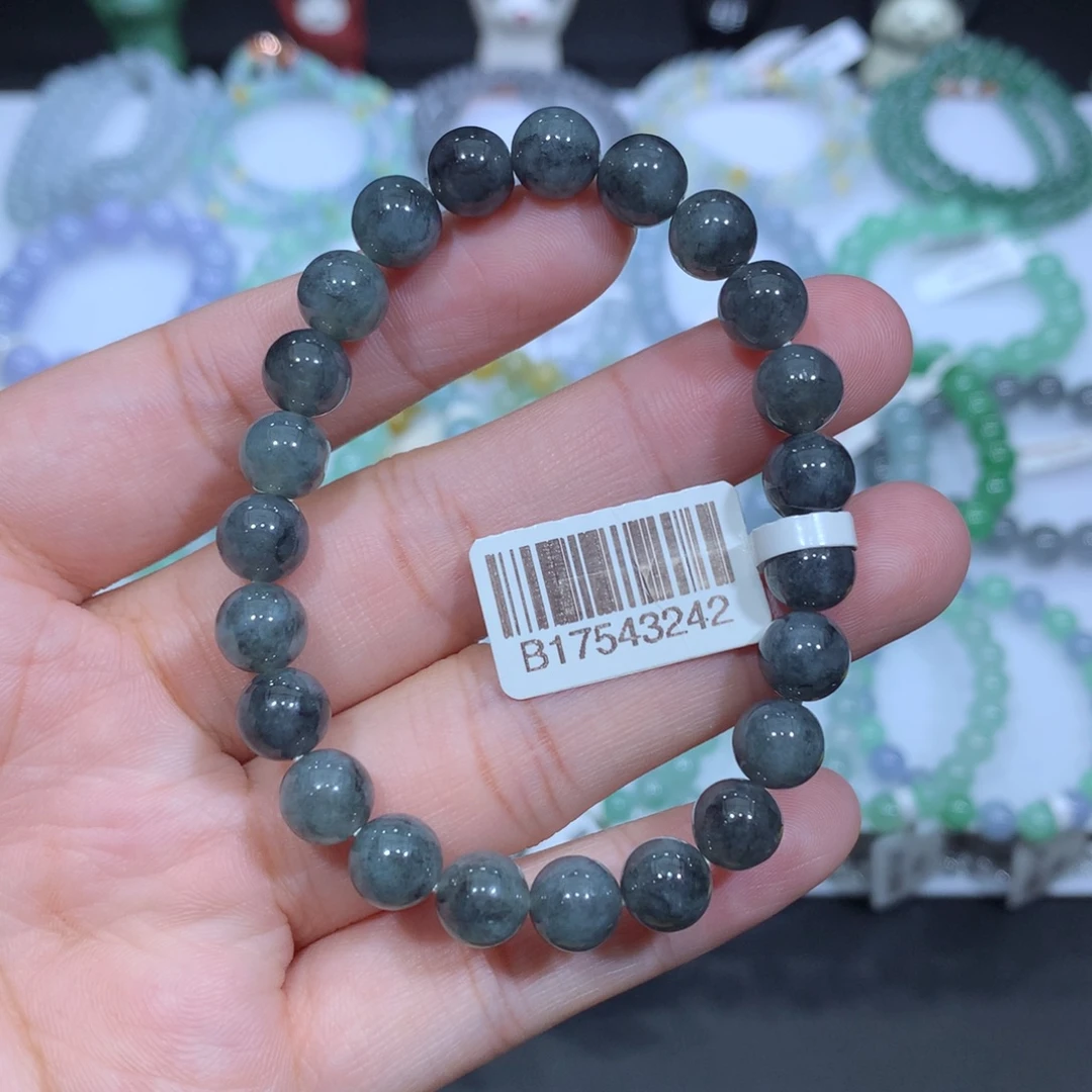 未镶嵌手串翡翠天然