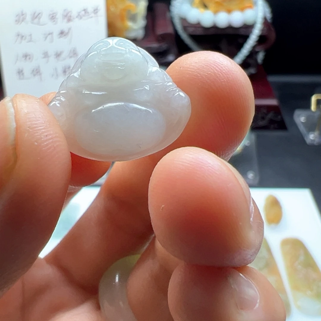 颈饰未镶嵌翡翠缅甸翡翠A货