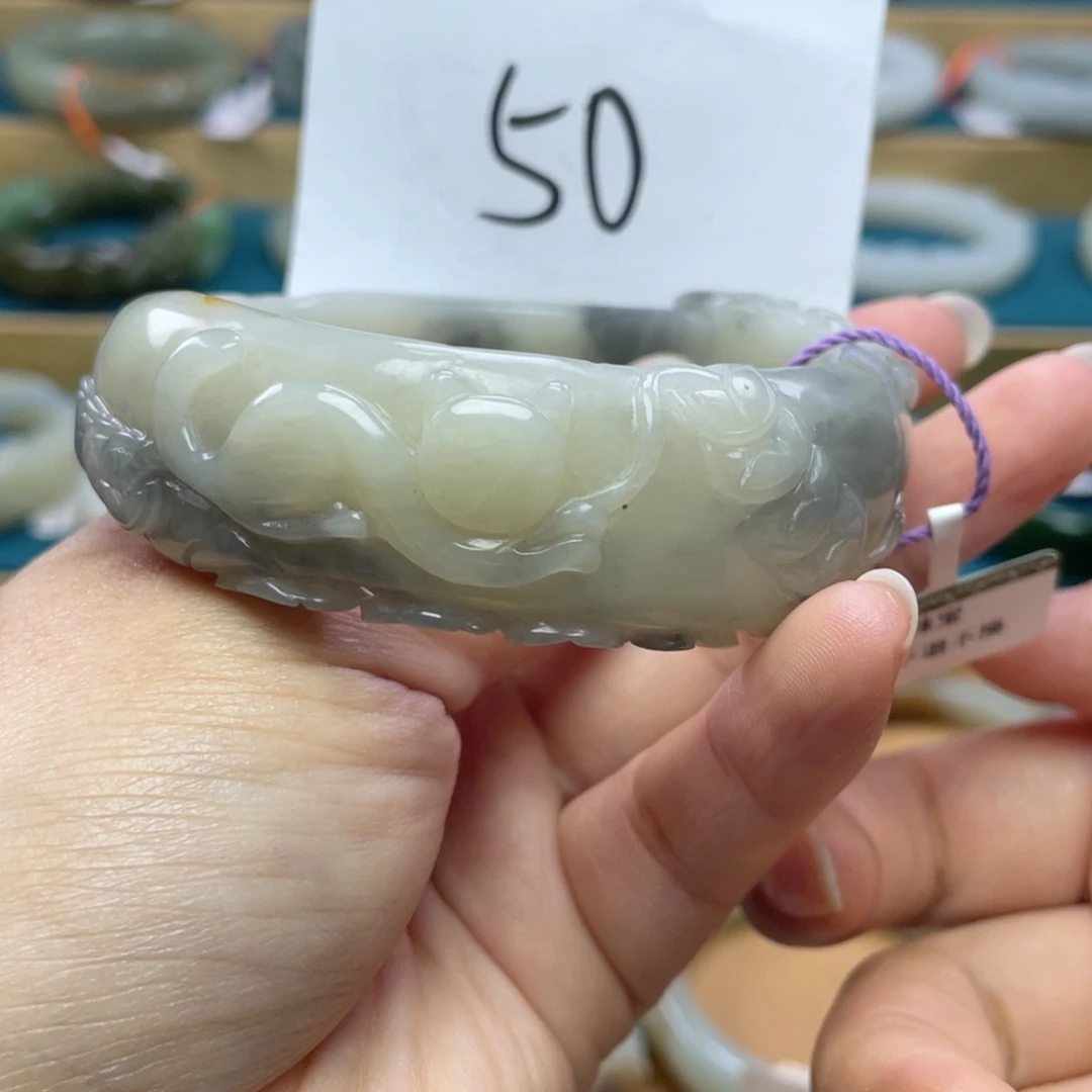未镶嵌手镯和田玉圈口59