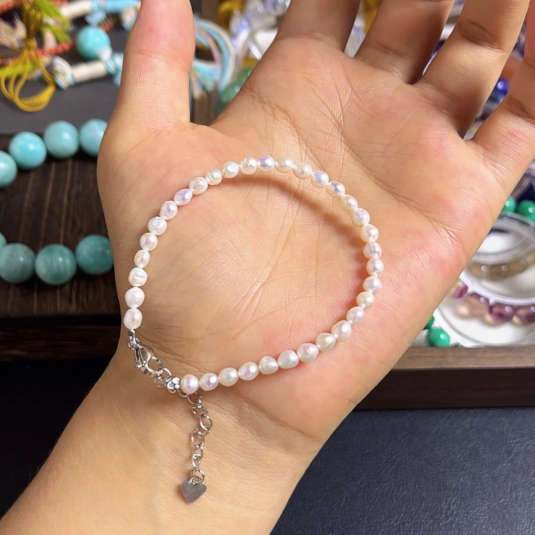 水晶手串未镶嵌珍珠手链