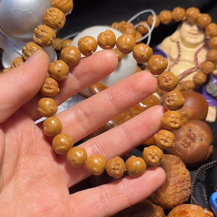 橄榄核手串/手链猴头1.2开心