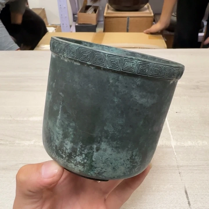 山***山瓷片茶道具工艺品