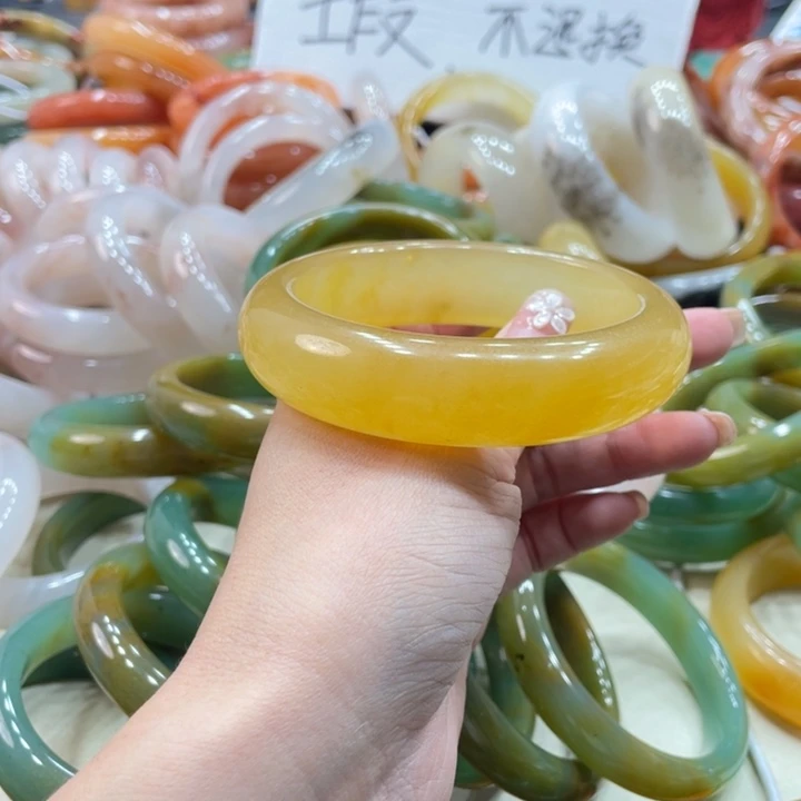 橘***4石英质玉钛钢珠宝奇石63