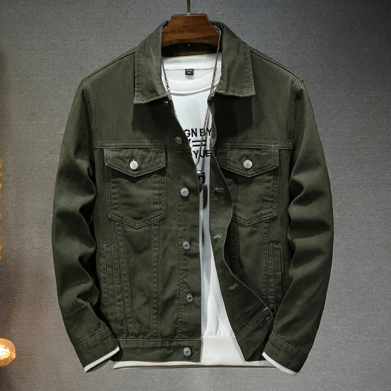 AEMAPE工装夹克男士潮牌宽松休闲男装美式户外秋冬男士牛仔外套男