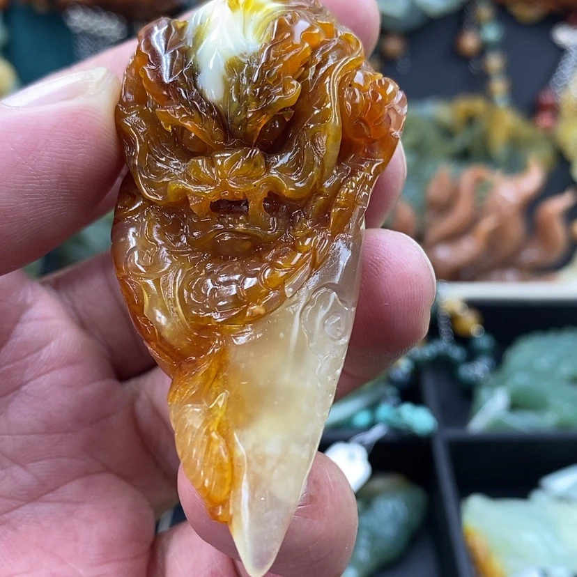 【闪购商品】未镶嵌蛇纹石玉吊坠