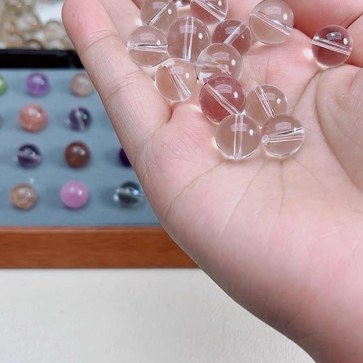 水晶手链未镶嵌白水晶
