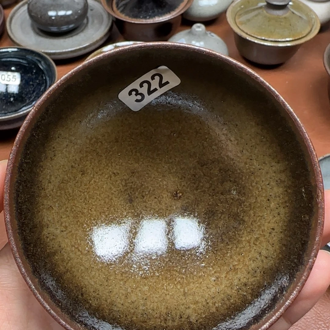 茶盏龙窑柴烧原矿原釉