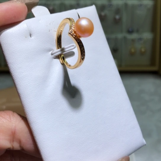 淡水珍珠耳饰银S925镶嵌