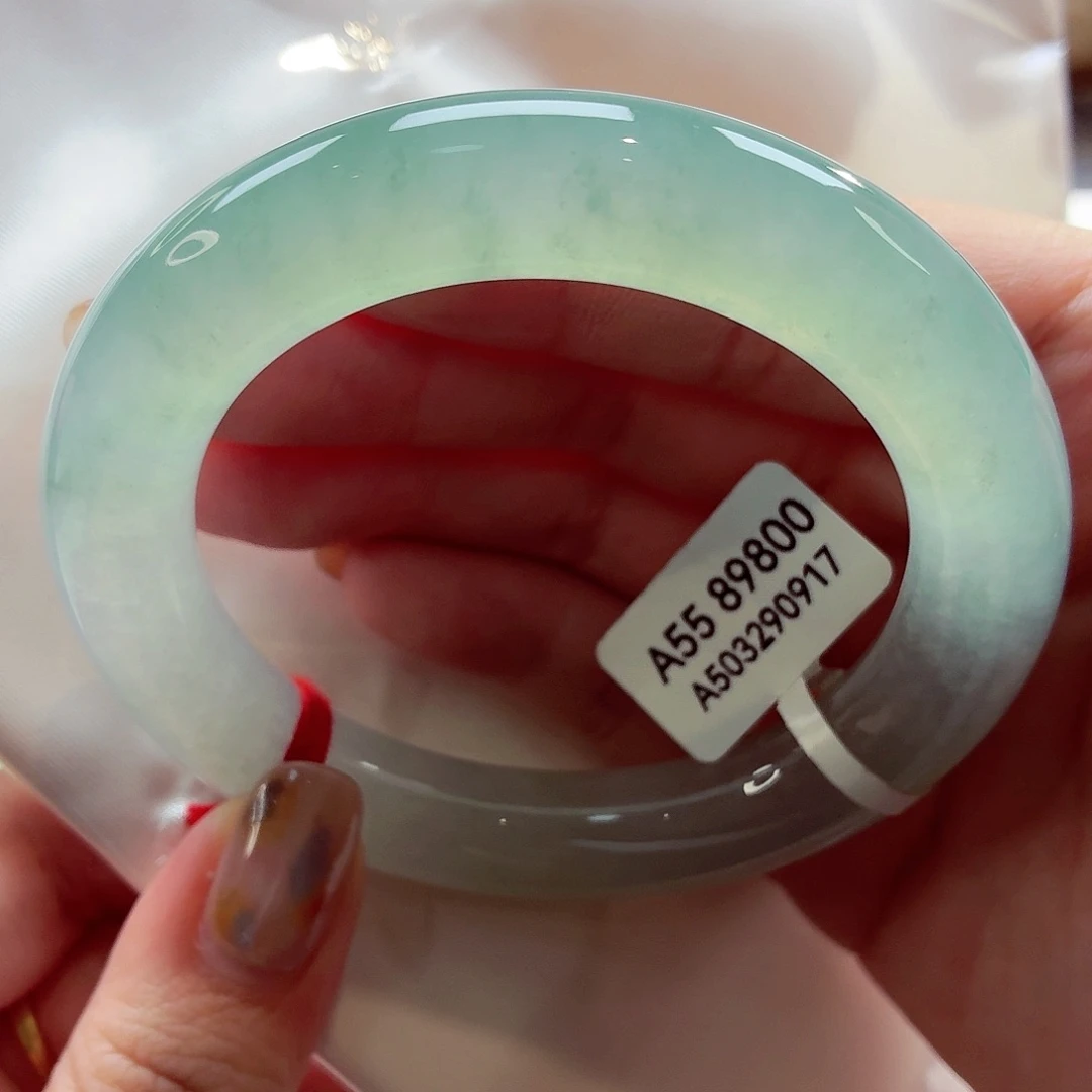 翡翠未镶嵌手镯（圆镯）22（30号）