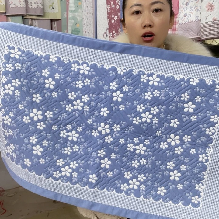 棉特价蓝色小雪花