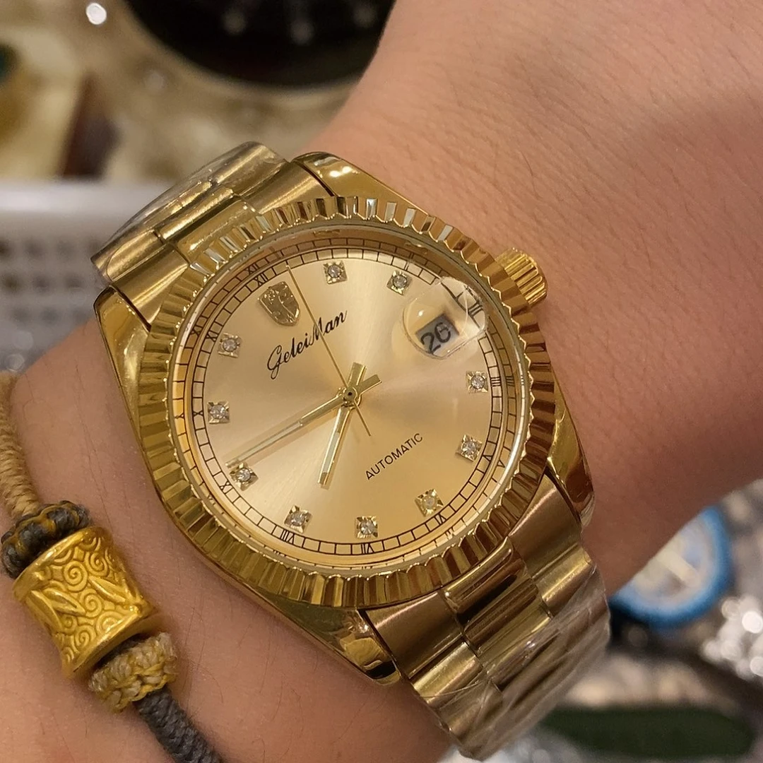 精钢瑞士格雷曼全自动机械表