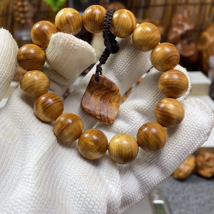 柏木（崖柏）太行崖柏1.5陈化黄金底暗影水波闪电