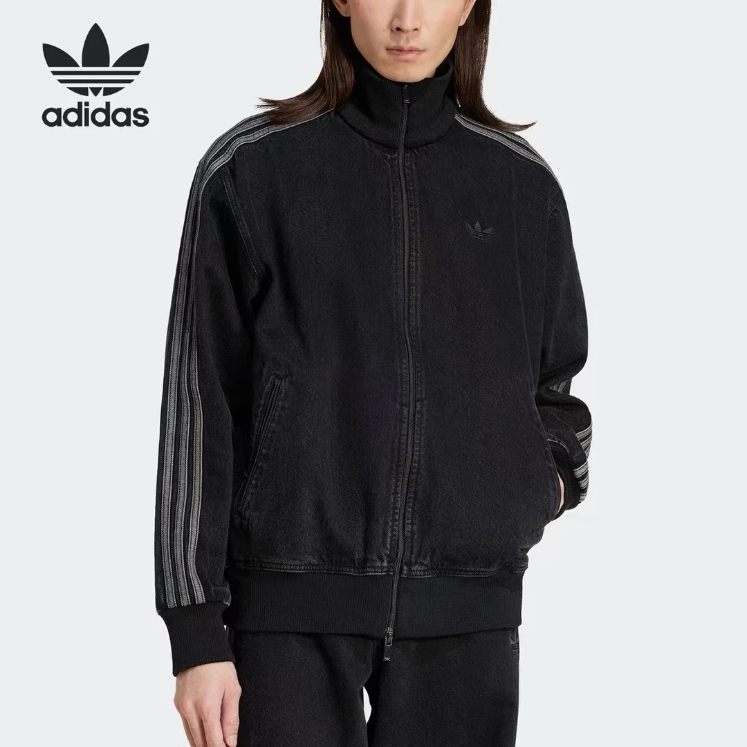 【原力场AC】阿迪达斯三叶草春季休闲宽松牛仔运动夹克外套JC6717