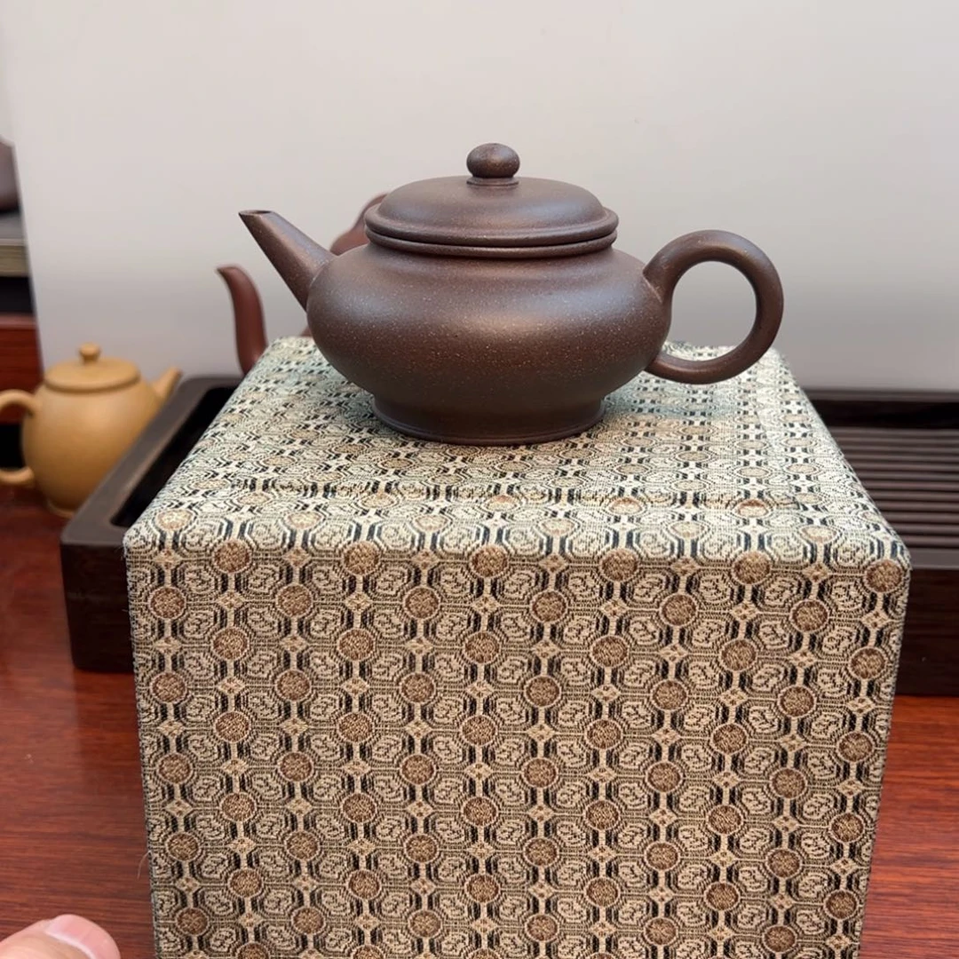 紫砂茶壶微瑕：贡局水平170cc 高砂紫泥