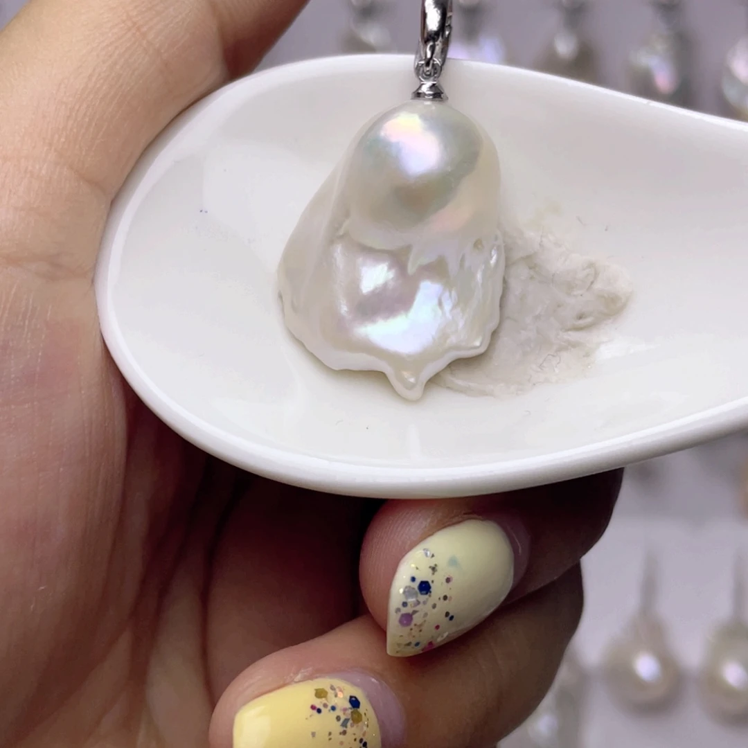 颈饰合金淡水珍珠