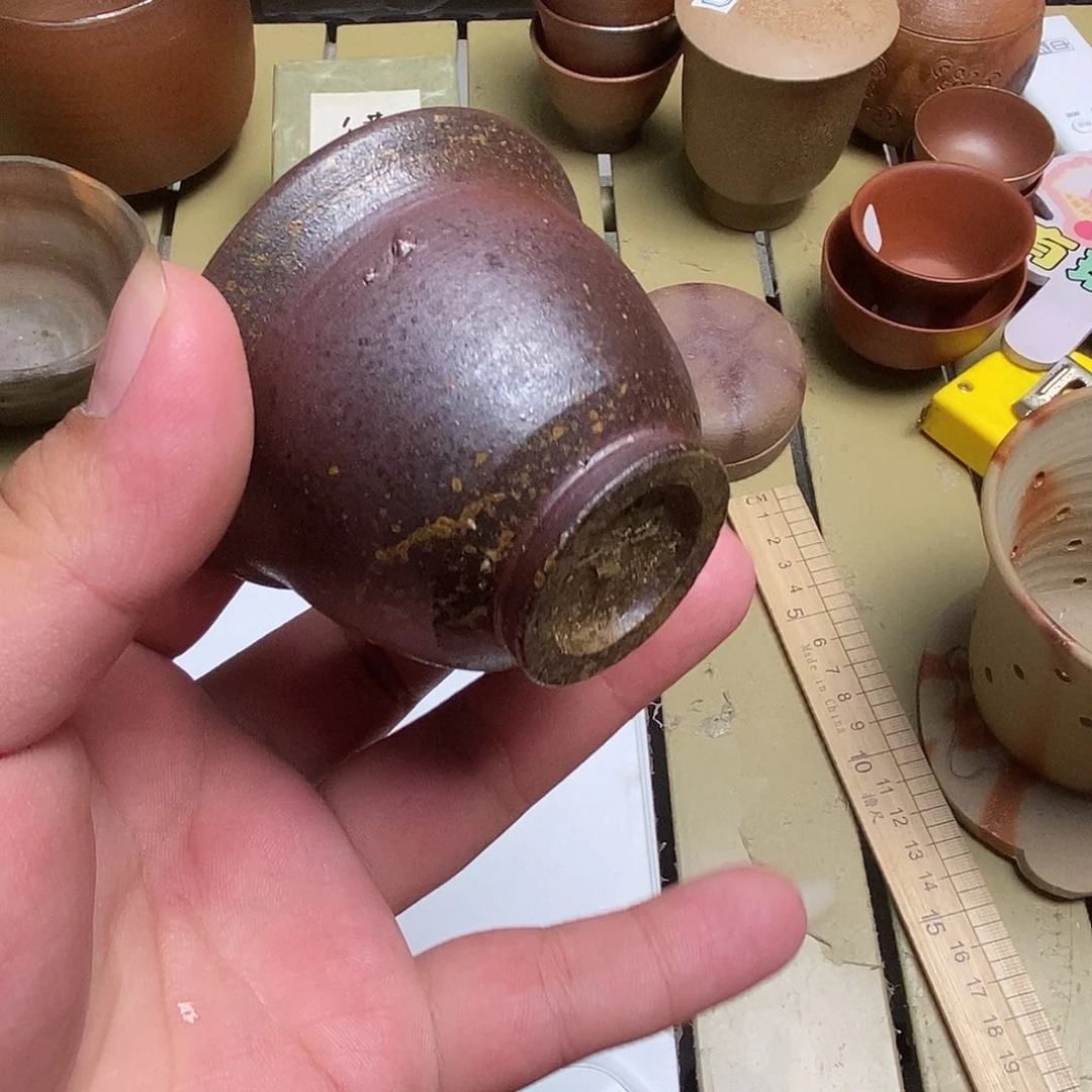 备前茶具默认微瑕不退不换看好在拍