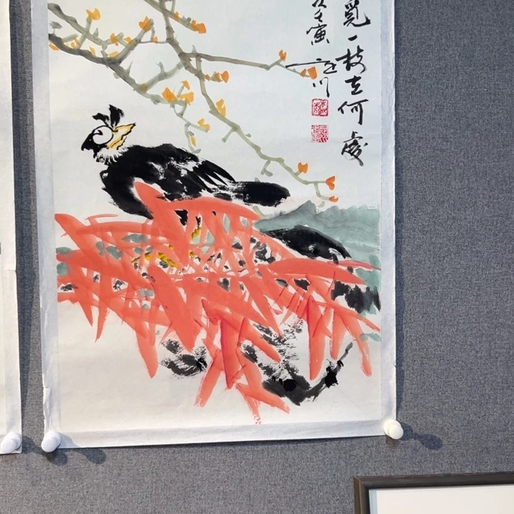 国画WDC老师作品花鸟