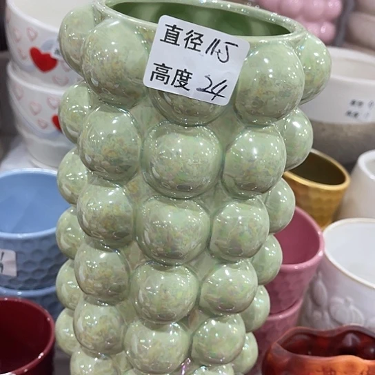 多肉绿植陶瓷花盆9.9包邮