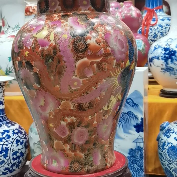 瓷片景德镇胜凤陶瓷摆件