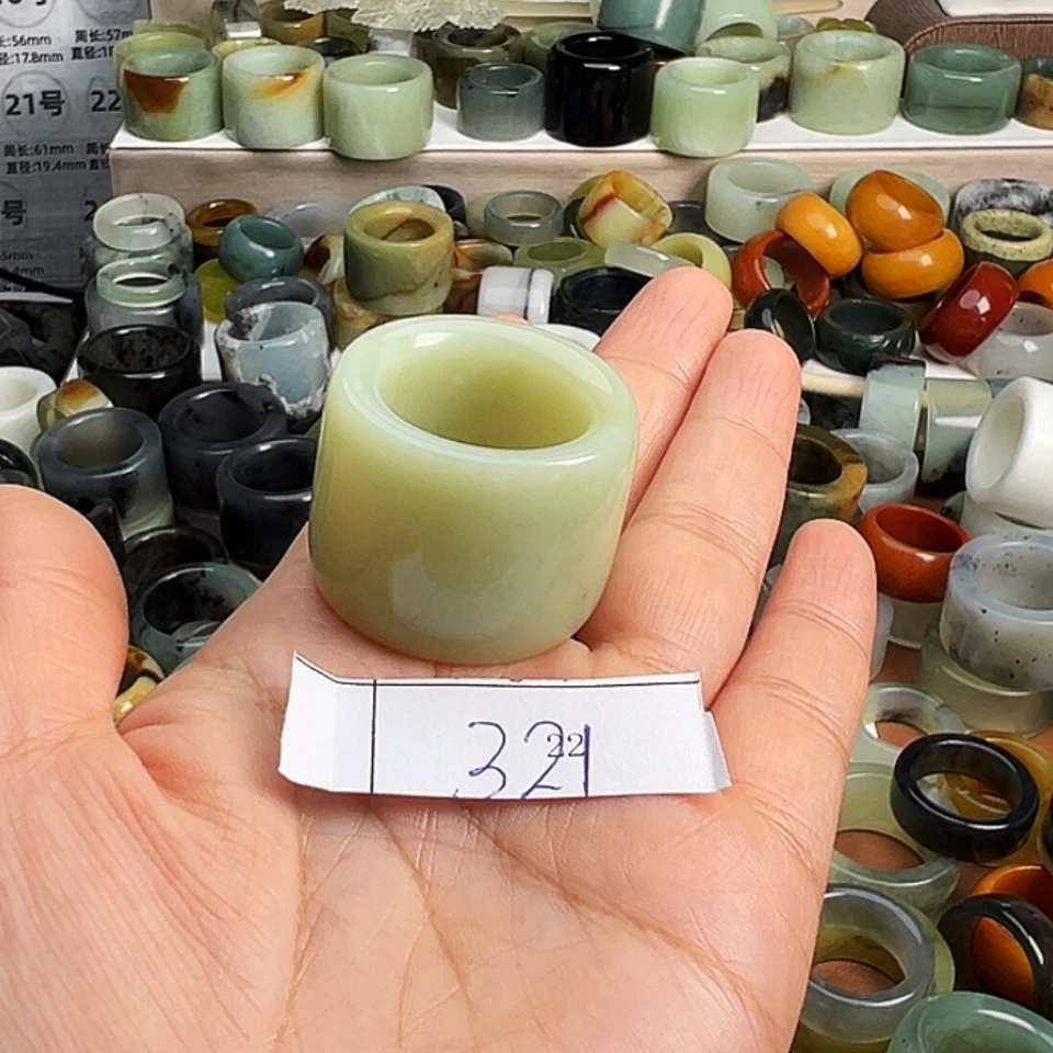 【闪购商品】未镶嵌岫玉戒指O****O