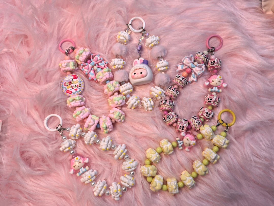 仙女款，手机链钥匙扣包包挂饰通用ins卡通可爱学生