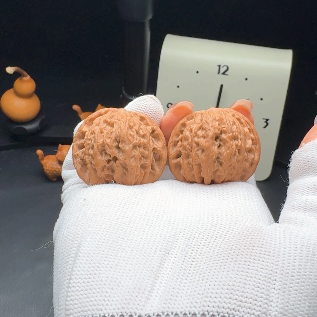 文玩核桃把件38磨盘096