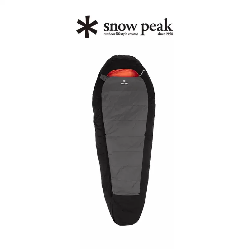 snowpeak雪峰露营户外单人防泼水轻量成人登山睡袋BDD-021/022